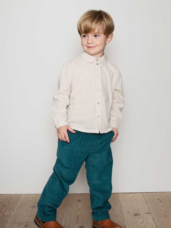 serendipity organics - Bio Kinder Cord Hose mit Bundfalten