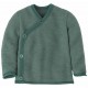 disana - Bio Baby Wickeljacke, Wolle, eukalyptus-jade