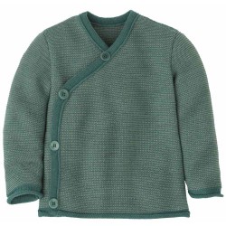 disana - Bio Baby Wickeljacke, Wolle, eukalyptus-jade