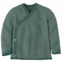 disana - Bio Baby Wickeljacke, Wolle, eukalyptus-jade