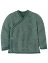disana - Bio Baby Wickeljacke, Wolle, eukalyptus-jade