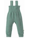 disana - Bio Baby Strick Trägerhose, Wolle, jade