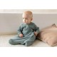 disana - Bio Baby Strick Schlafsack langarm, Wolle, jade