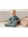 disana - Bio Baby Strick Schlafsack langarm, Wolle, jade
