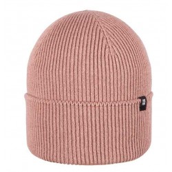 pure pure by BAUER - Bio Kinder Strick Beanie, Wolle/Seide/Baumwolle, dusty-rose