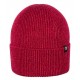 pure pure by BAUER - Bio Kinder Strick Beanie, Wolle/Seide/Baumwolle, himbeere