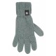pure pure by BAUER - Bio Kinder Fingerhandschuhe, Wolle/Seide/Baumwolle, salbei
