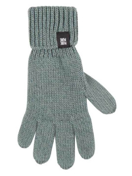 pure pure by BAUER - Bio Kinder Fingerhandschuhe, Wolle/Seide/Baumwolle, salbei