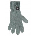 pure pure by BAUER - Bio Kinder Fingerhandschuhe, Wolle/Seide/Baumwolle, salbei