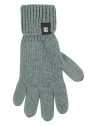 pure pure by BAUER - Bio Kinder Fingerhandschuhe, Wolle/Seide/Baumwolle, salbei