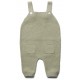 puri organic - Bio Baby Feinstrick Latzhose, Baumwolle/Seide, pistazie