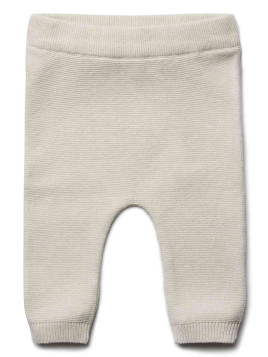 puri organic - Bio Baby Feinstrick Hose, Baumwolle/Seide, ecru,
