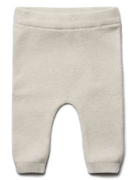 puri organic - Bio Baby Feinstrick Hose, Baumwolle/Seide, ecru,