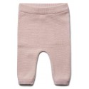 puri organic - Bio Baby Feinstrick Hose, Baumwolle/Seide, rose