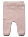 puri organic - Bio Baby Feinstrick Hose, Baumwolle/Seide, rose