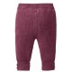 People Wear Organic - Bio Kinder Strick-Leggings, brombeer mélange