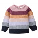 People Wear Organic - Bio Baby Strickpullover mit Struktur-Strick, bunt