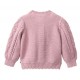 People Wear Organic - Bio Baby Strickjacke mit Zopfmuster, rosenholz