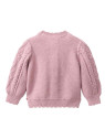 People Wear Organic - Bio Baby Strickjacke mit Zopfmuster, rosenholz
