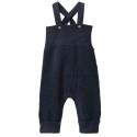 People Wear Organic - Bio Baby Strick-Latzhose, dunkelblau