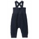 People Wear Organic - Bio Baby Strick-Latzhose, dunkelblau