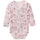 People Wear Organic - Bio Baby Wickelbody mit Herbstblüten-Allover