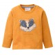 People Wear Organic - Bio Baby Langarmshirt mit Dachs-Druck
