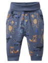 People Wear Organic - Bio Kinder Sweathose mit Seitentaschen und Waldtieren-Allover