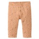 People Wear Organic - Bio Baby Leggings mit Blümchen-Allover, karamell