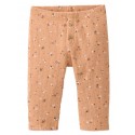 People Wear Organic - Bio Baby Leggings mit Blümchen-Allover, karamell