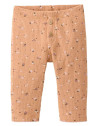 People Wear Organic - Bio Baby Leggings mit Blümchen-Allover, karamell