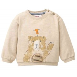 People Wear Organic - Bio Baby Sweatshirt mit Bären-Druck