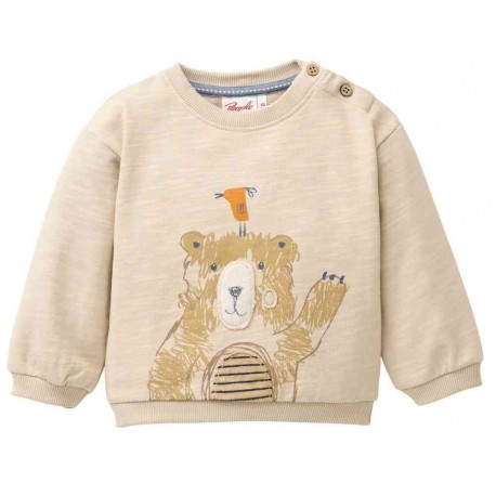People Wear Organic - Bio Baby Sweatshirt mit Bären-Druck
