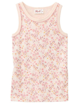 People Wear Organic - Bio Kinder Unterhemd mit Blumen-Allover