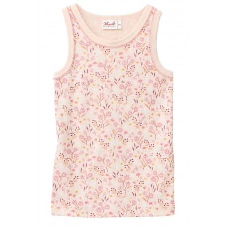 People Wear Organic - Bio Kinder Unterhemd mit Blumen-Allover