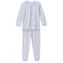 People Wear Organic - Bio Kinder Schlafanzug mit Eulen-Allover