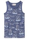 People Wear Organic - Bio Kinder Unterhemd mit Arktische Tiere-Allover
