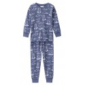 People Wear Organic - Bio Kinder Schlafanzug mit Arktische Tiere-Allover