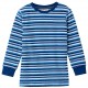 People Wear Organic - Bio Kinder Frottee Schlafanzug mit blauen Streifen
