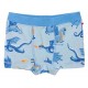 People Wear Organic - Bio Kinder Hipshorts Doppelpack mit Drachen-Allover/uni