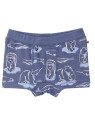 People Wear Organic - Bio Kinder Hipshorts Doppelpack mit Arktische Tiere-Allover/uni