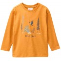 People Wear Organic - Bio Kinder Langarmshirt mit Wildtiere-Druck