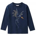 People Wear Organic - Bio Kinder Langarmshirt mit Drachen-Druck