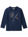 People Wear Organic - Bio Kinder Langarmshirt mit Drachen-Druck