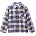 People Wear Organic - Bio Kinder Flanell Hemd mit Karos, dunkelblau
