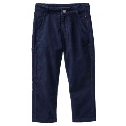 People Wear Organic - Bio Kinder Cordhose mit Taschen, dunkelblau