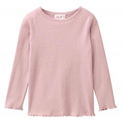 People Wear Organic - Bio Kinder Ripp Langarmshirt mit Pünktchen