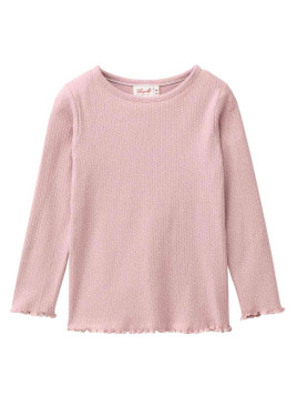 People Wear Organic - Bio Kinder Ripp Langarmshirt mit Pünktchen
