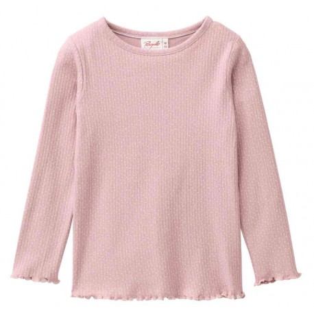 People Wear Organic - Bio Kinder Ripp Langarmshirt mit Pünktchen
