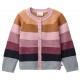 People Wear Organic - Bio Kinder Strickjacke mit Struktur-Strick, bunt